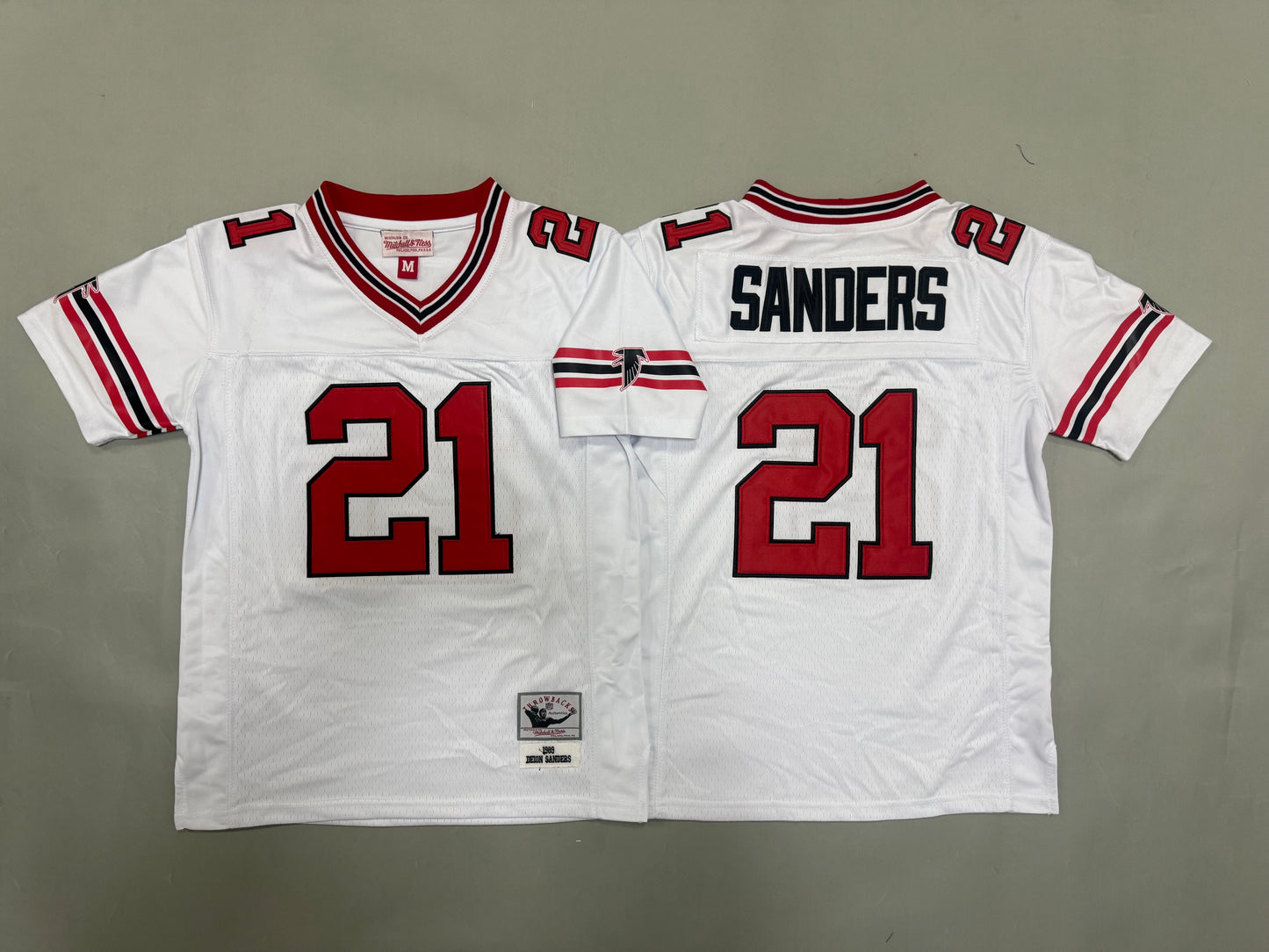 Retro Sanders #21 Football Jersey