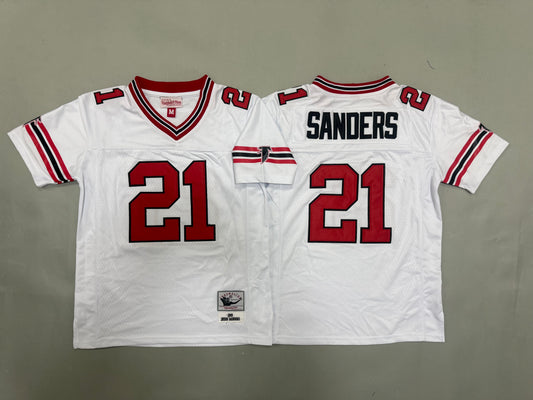 Retro Sanders #21 Football Jersey