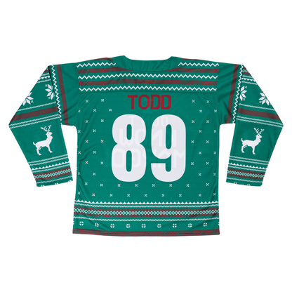 Margo & Todd Christmas Hockey Jersey