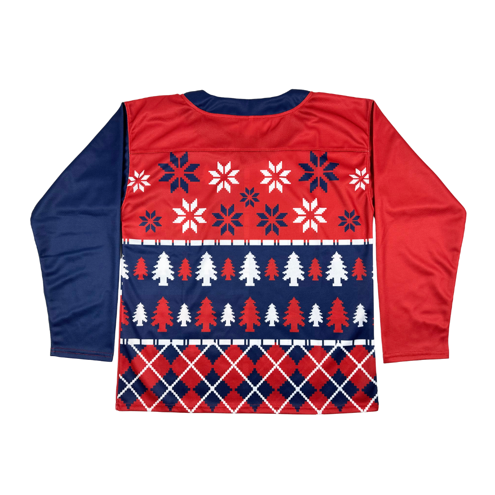 New England Christmas Hockey Jersey