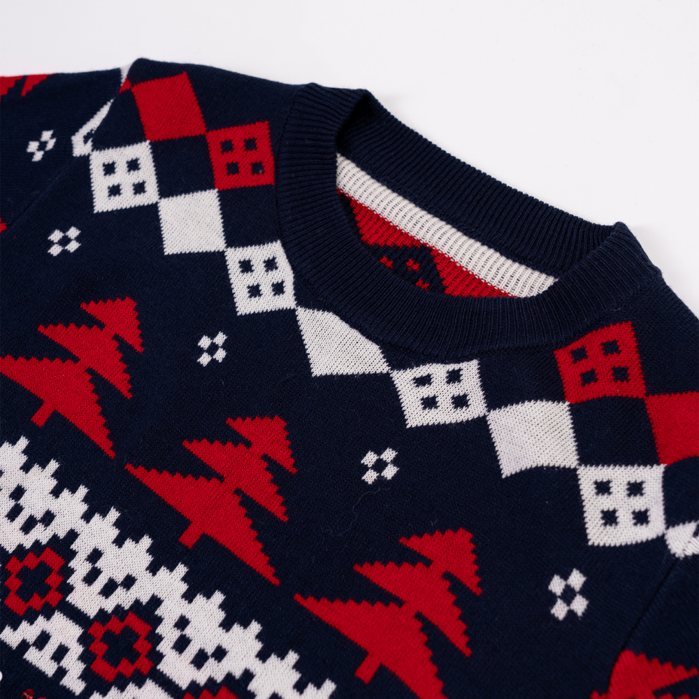 Christmas knitted short dress