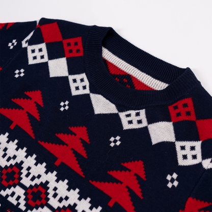 Christmas knitted short dress