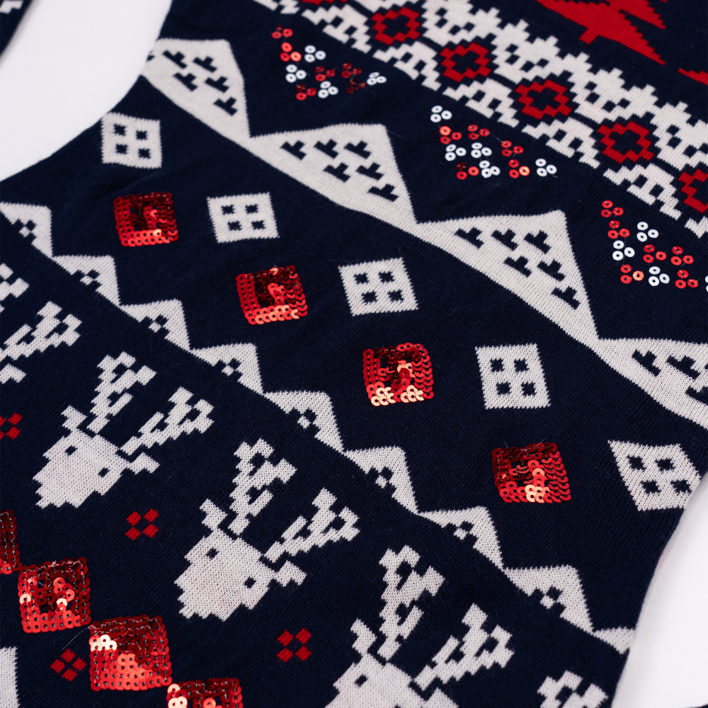 Christmas knitted short dress
