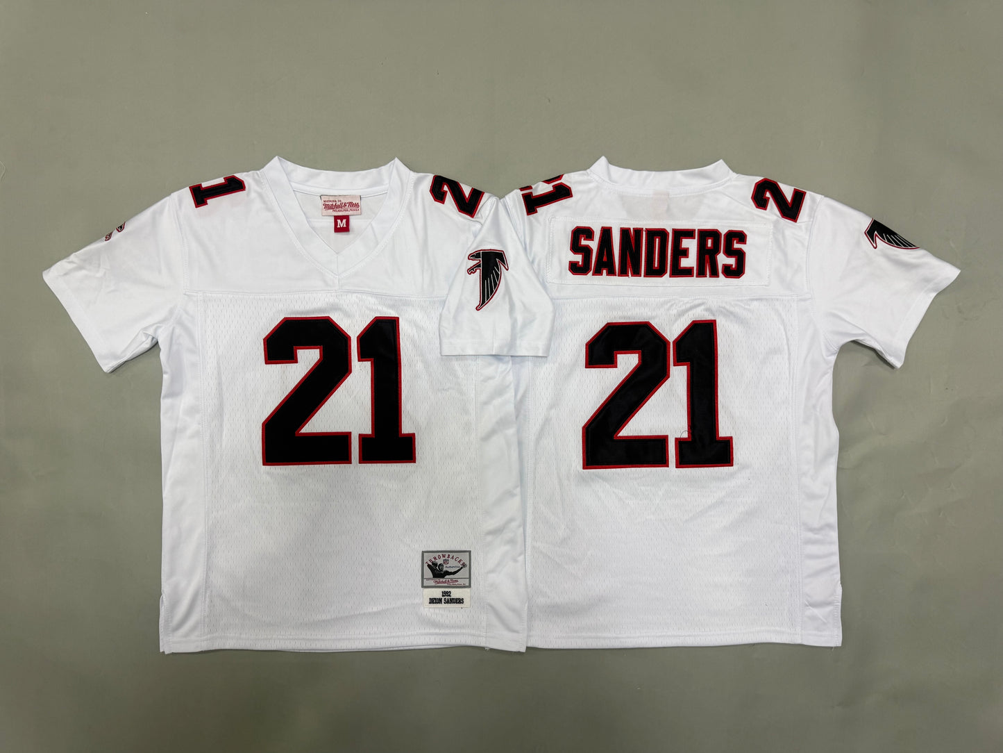 Retro Sanders #21 Football Jersey