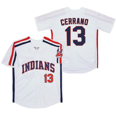 Pedro Cerrano Indians Baseball Jersey (Ships in 3–6 Weeks)
