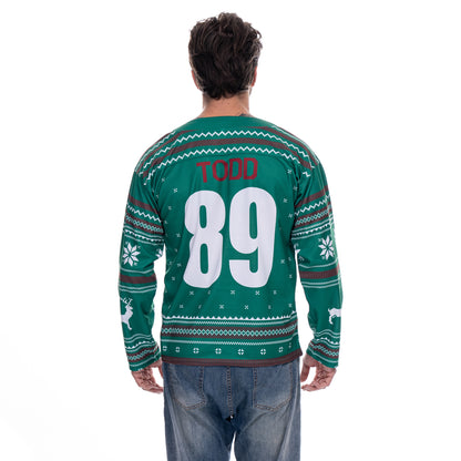 Margo & Todd Christmas Hockey Jersey