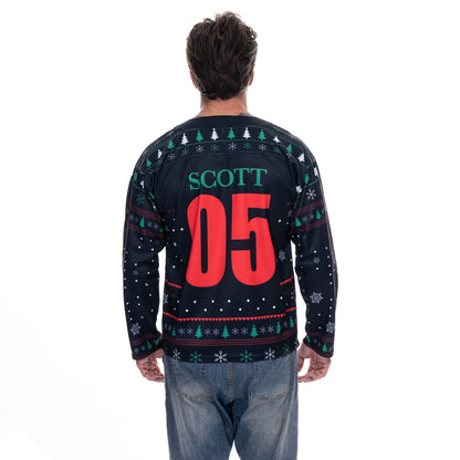 The Office Michael Scott ‘Happy Birthday Jesus’ Christmas Hockey Jersey