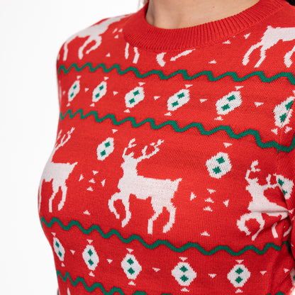 Christmas knitted short dress