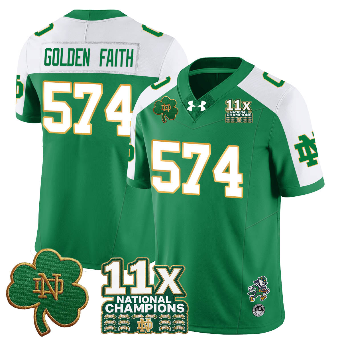 Green Alternate - Golden Faith - 574