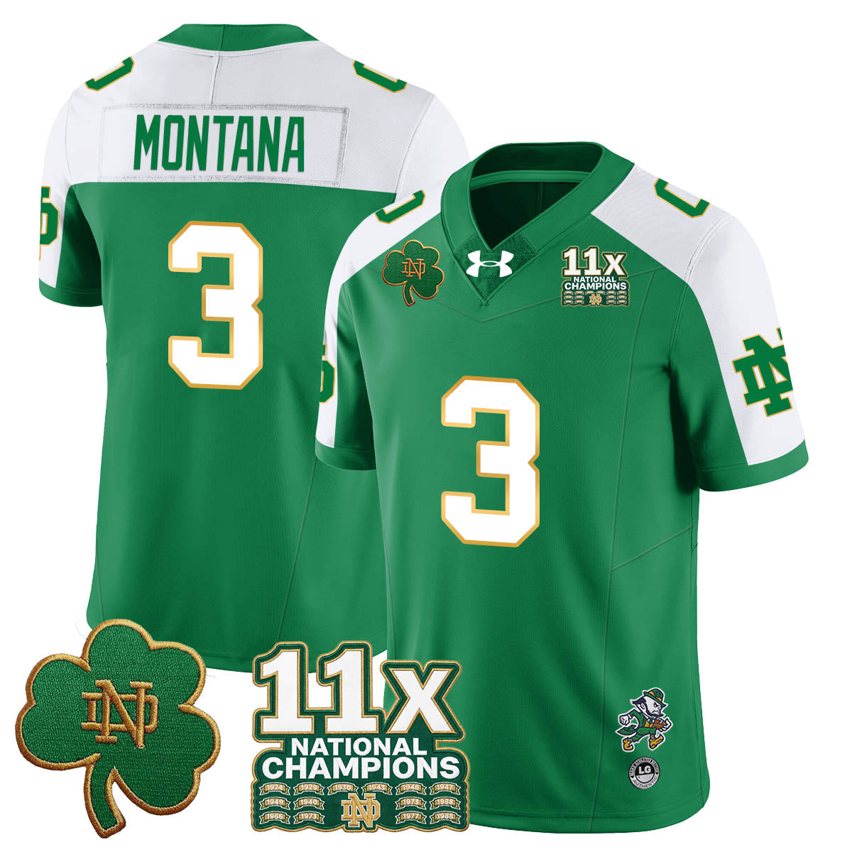 Green Alternate - Joe Montana - 3