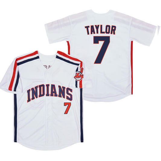 Jake Taylor Indians Baseball Jersey