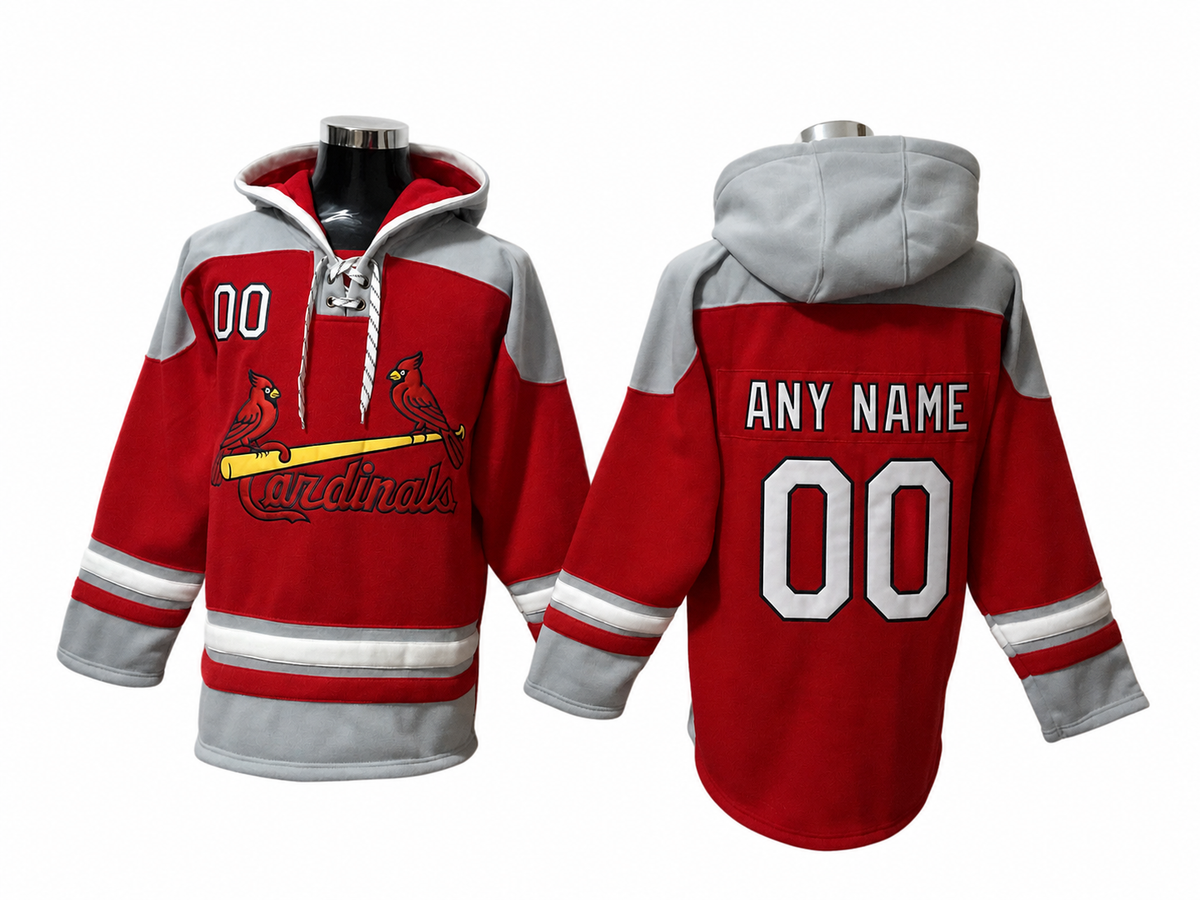 Red / Grey Hoodie Custom