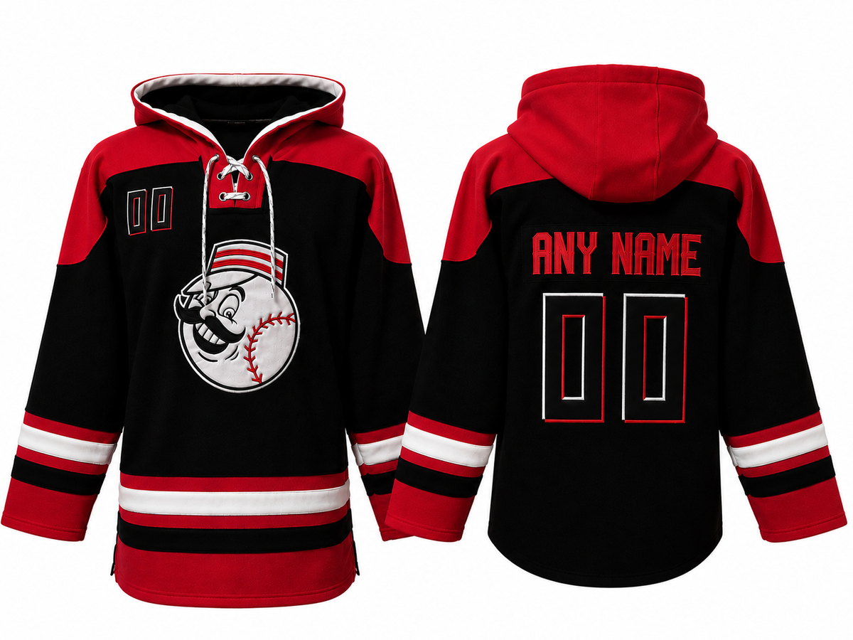 Black / Red / White Hoodie Custom