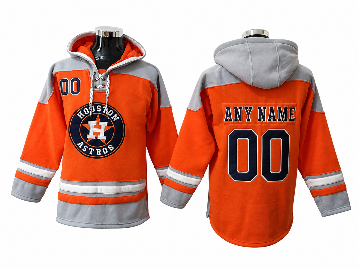 Orange / Grey Hoodie Custom