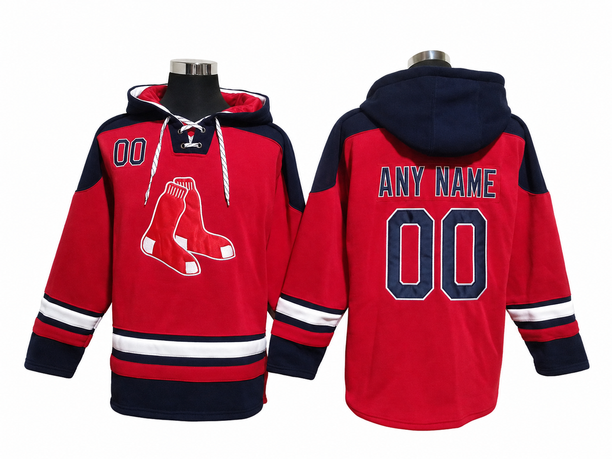 Red / Navy Hoodie Custom