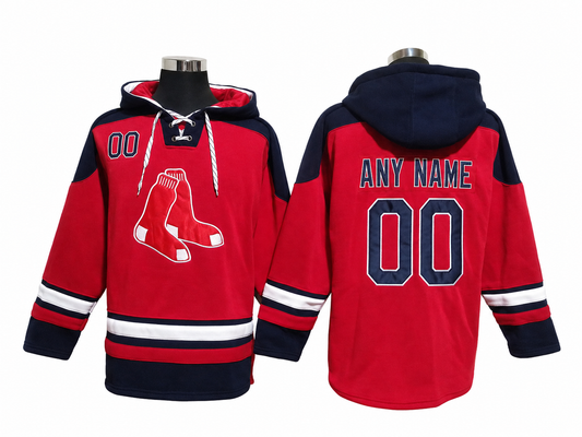 Red / Navy Hoodie Custom