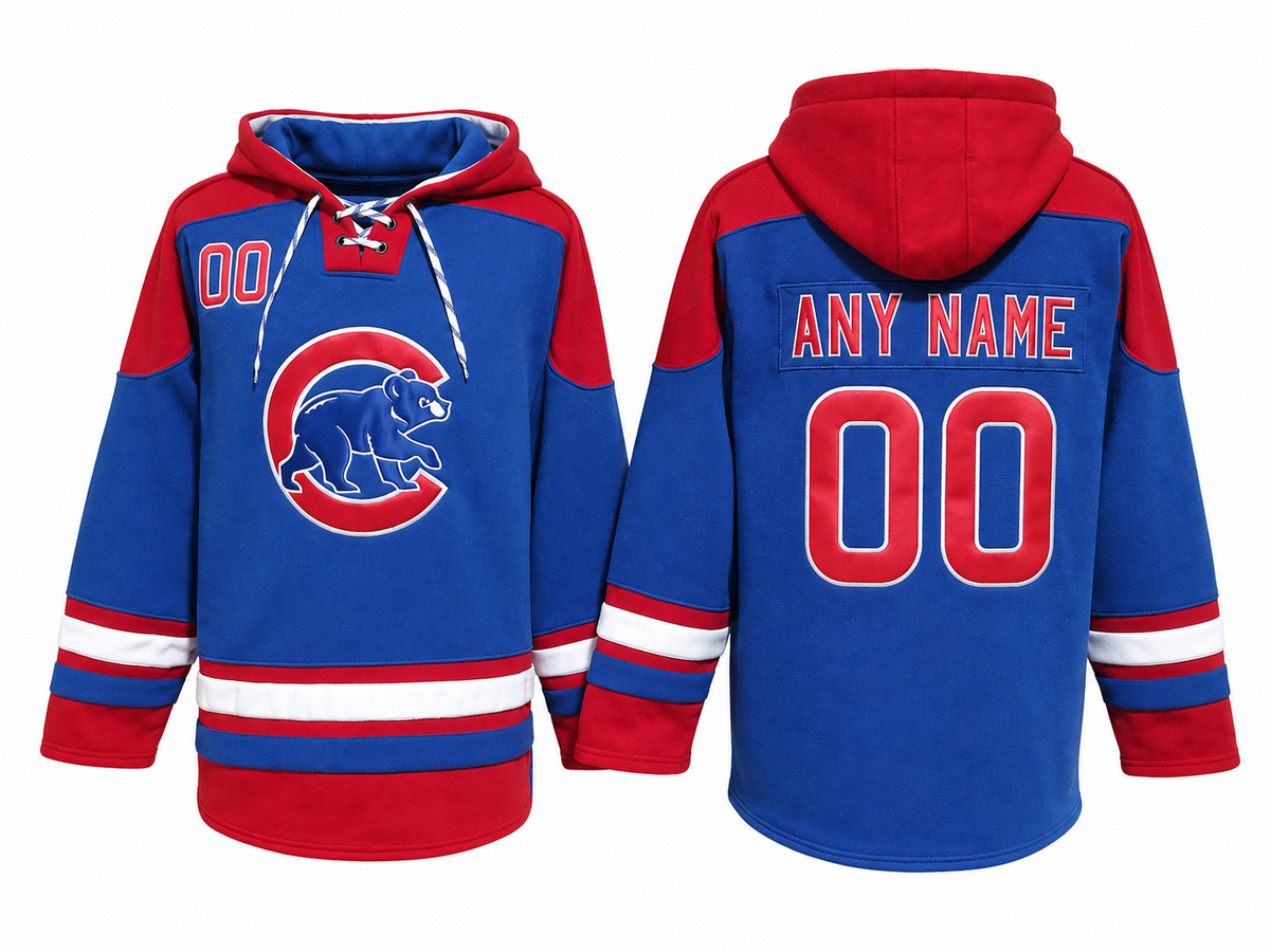 Royal Blue / Red Hoodie Custom