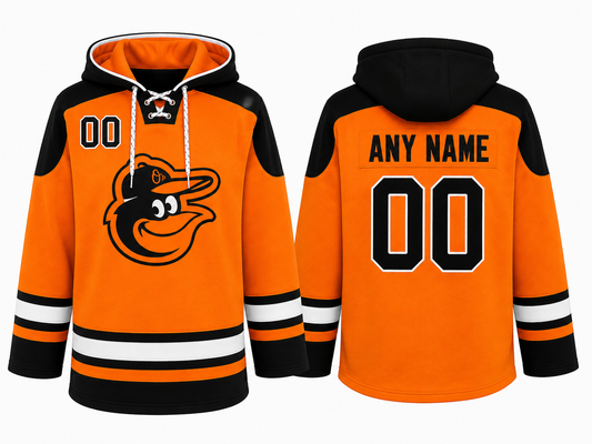 Orange / Black Hoodie Custom