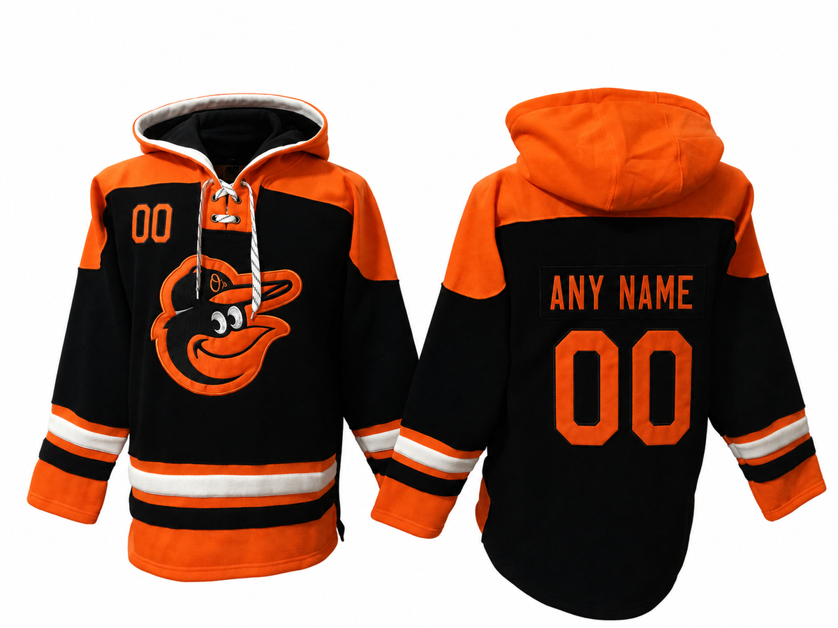 Black / Orange Hoodie Custom