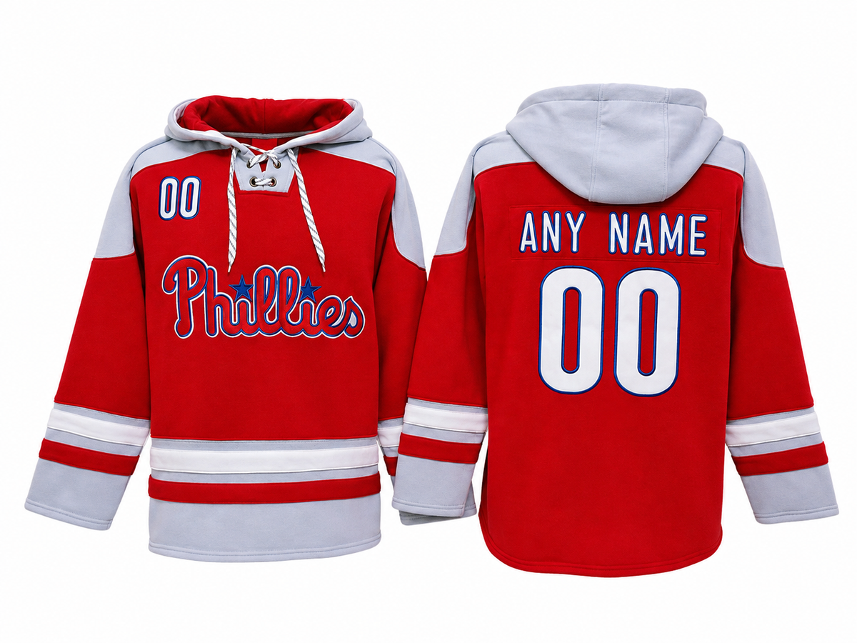 Red / Grey Hoodie Custom