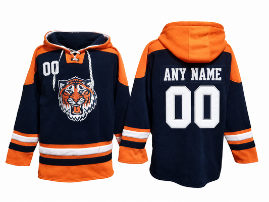Navy / Orange Hoodie Custom