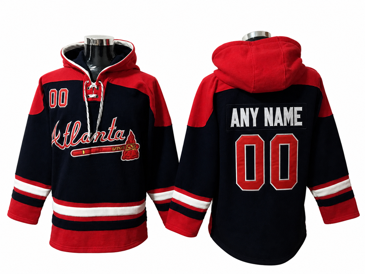 Black / Red / Navy Hoodie Custom