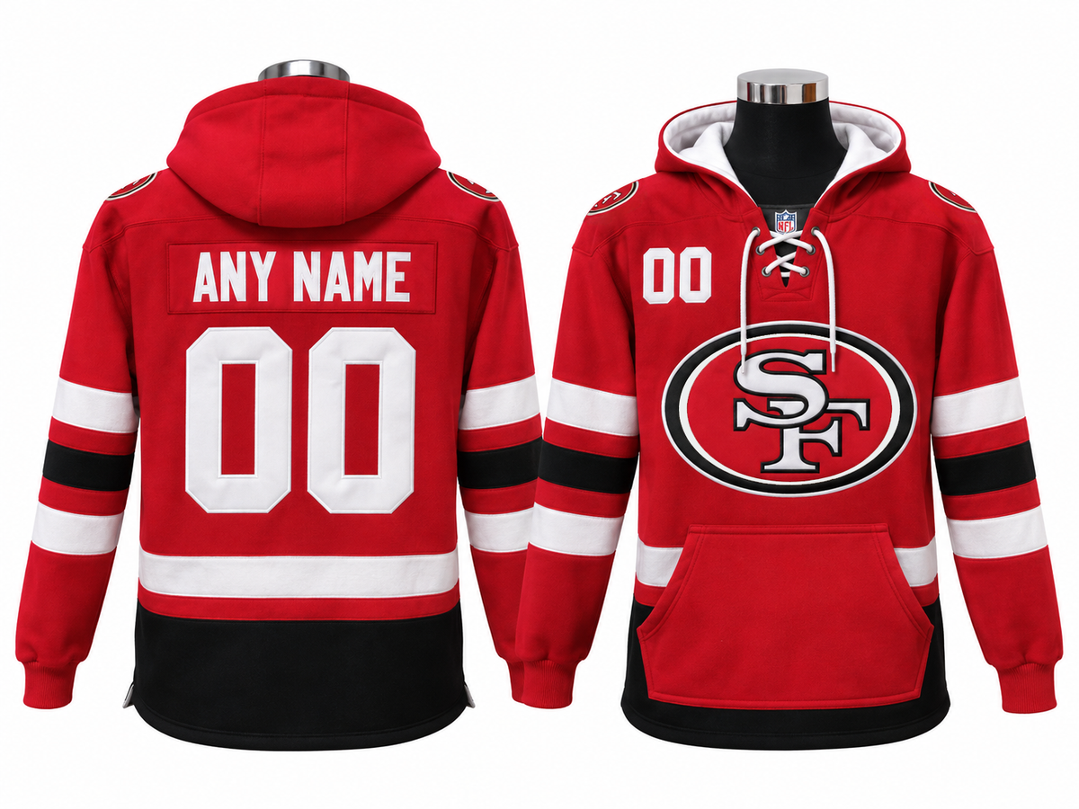 Red/Gold/White Hoodie Custom