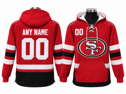 Red/Gold/White Hoodie Custom