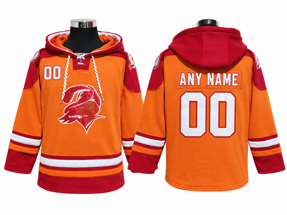Red/Orange/White Hoodie Custom