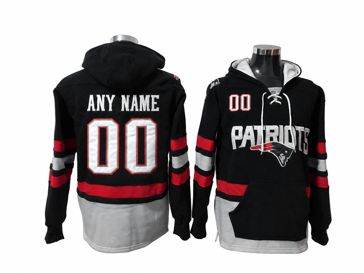 Navy/Red/White Hoodie Custom