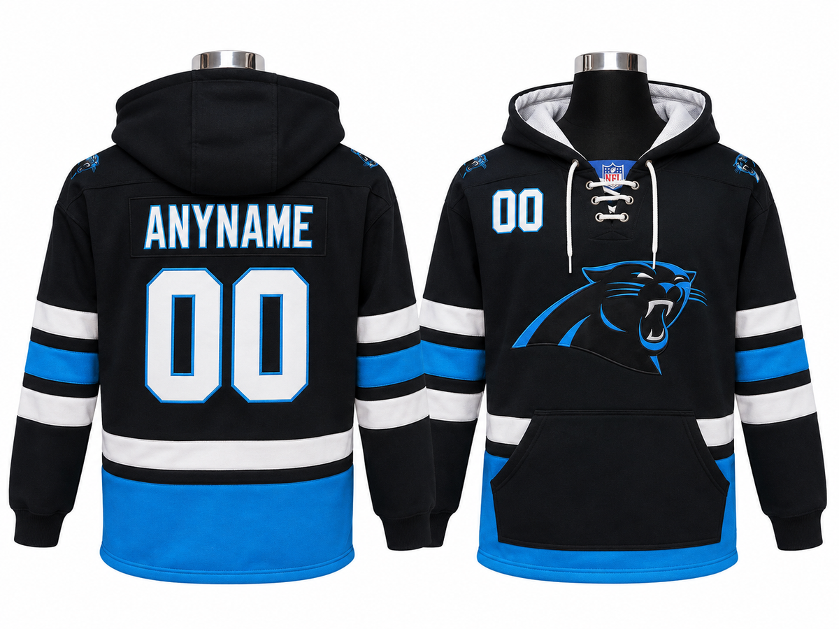 Black/Blue/White Hoodie Custom