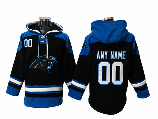 Black/Blue/White Hoodie Custom