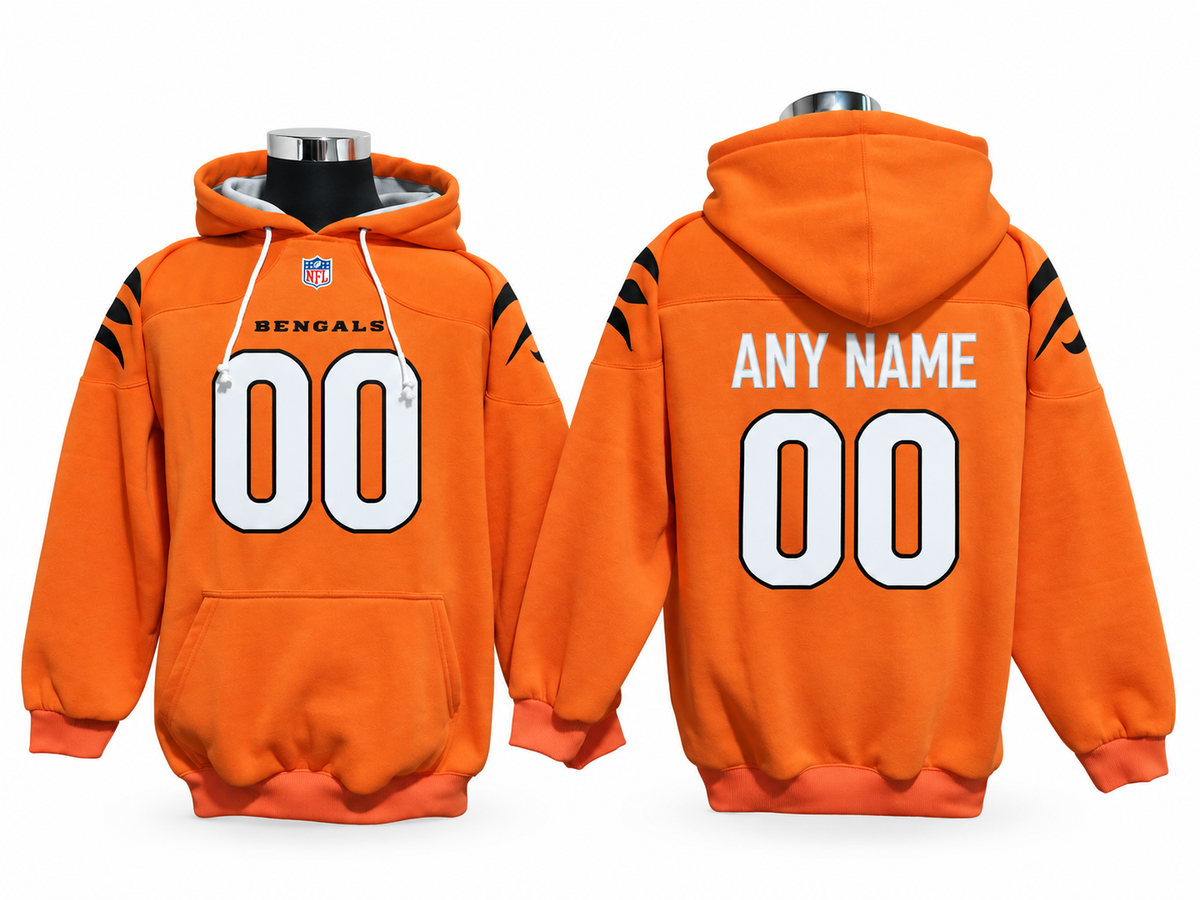 Orange/White Hoodie Custom