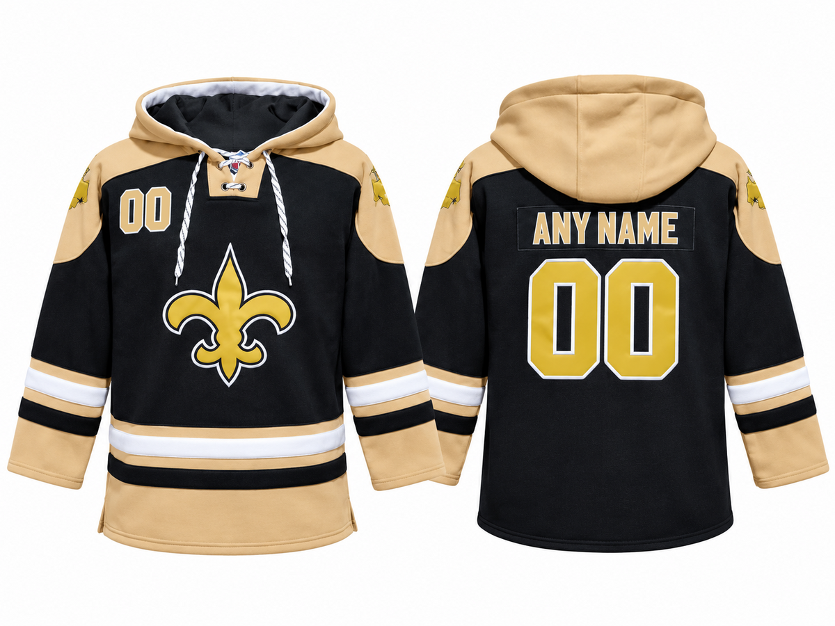 Black/Gold/White Hoodie Custom