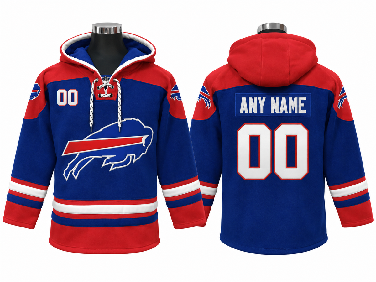 Royal Blue/Red/White Hoodie Custom