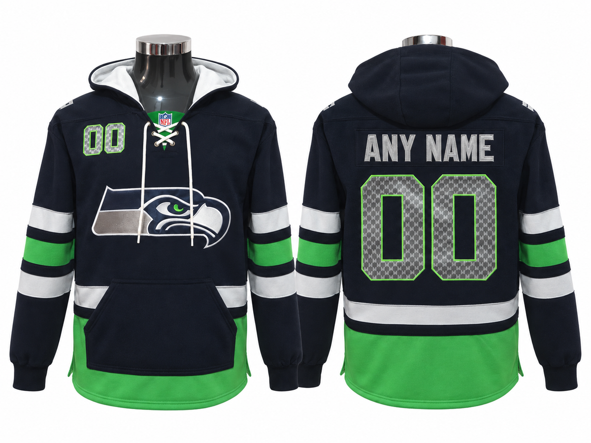 Black/Green/White Hoodie Custom