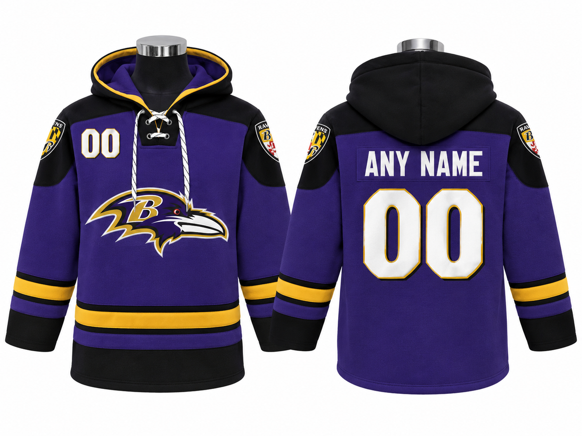 Purple/Black/Gold Hoodie Custom