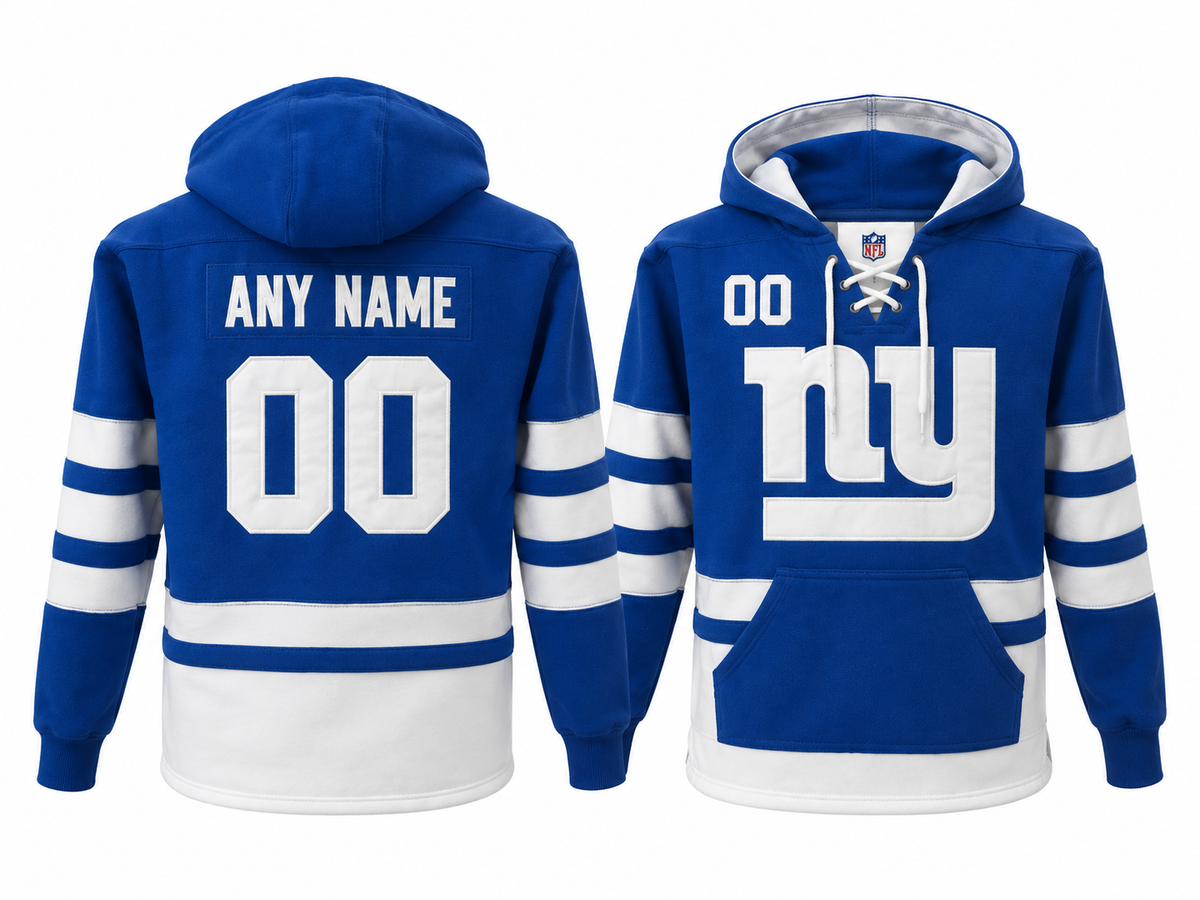 Royal Blue/White/Red Hoodie Custom