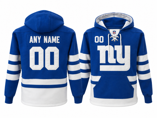 Royal Blue/White/Red Hoodie Custom
