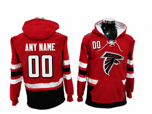 Red/White/Black Hoodie Custom