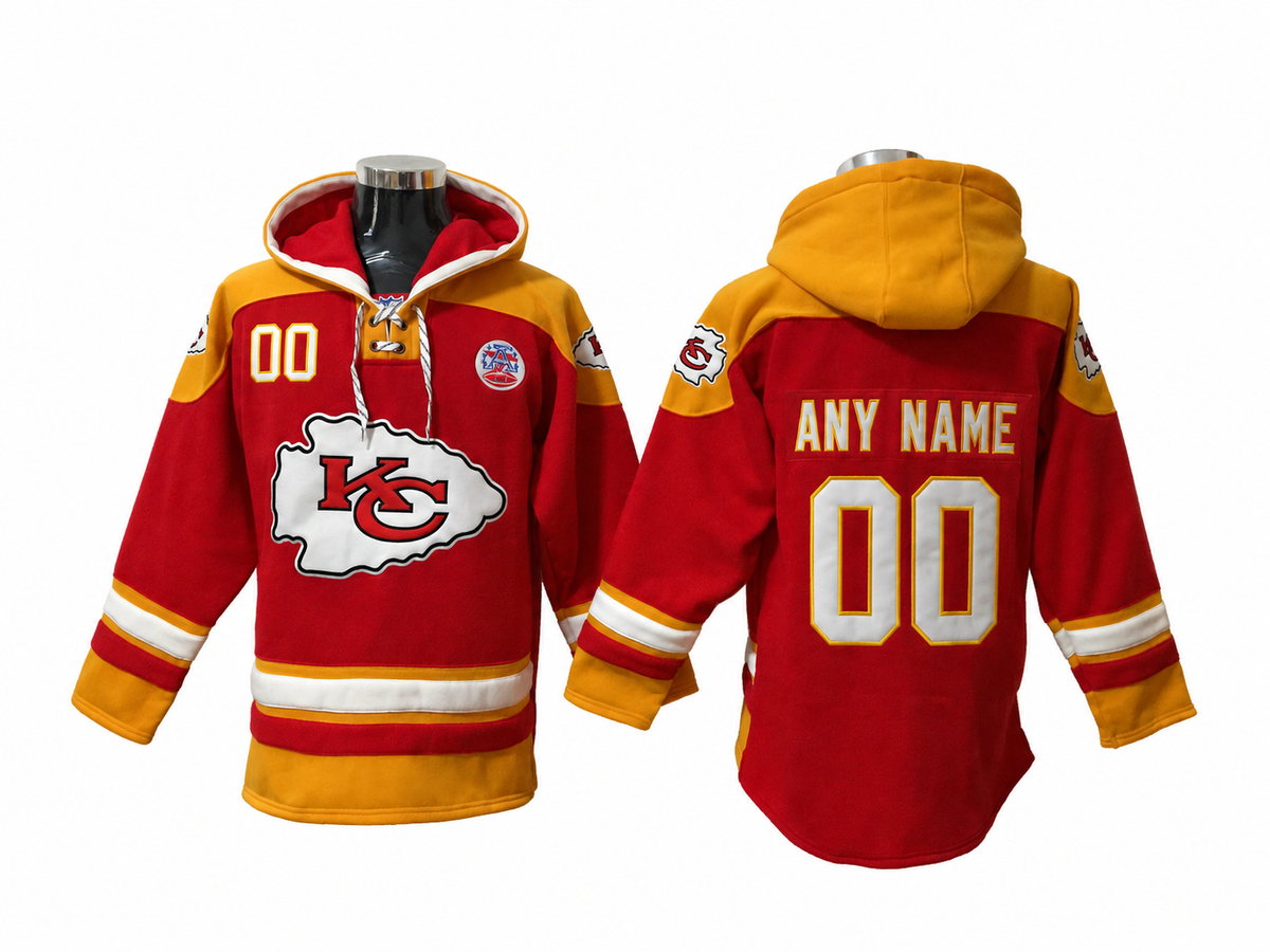 Red/White/Gold Hoodie Custom