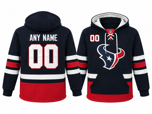 Navy/Red/White Hoodie Custom