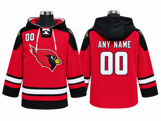 Red/Black/White Hoodie Custom
