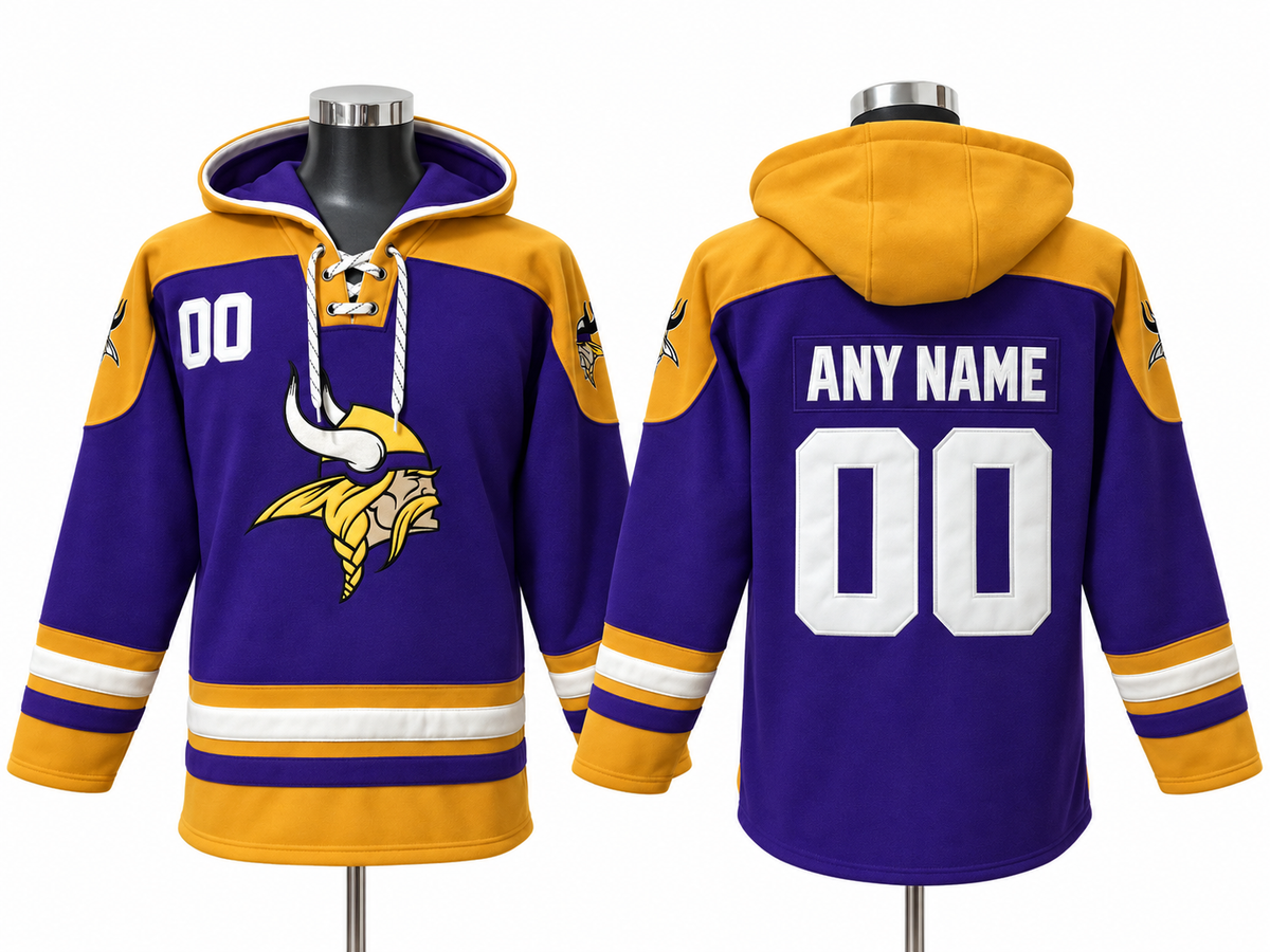 Purple/Gold/White Hoodie Custom