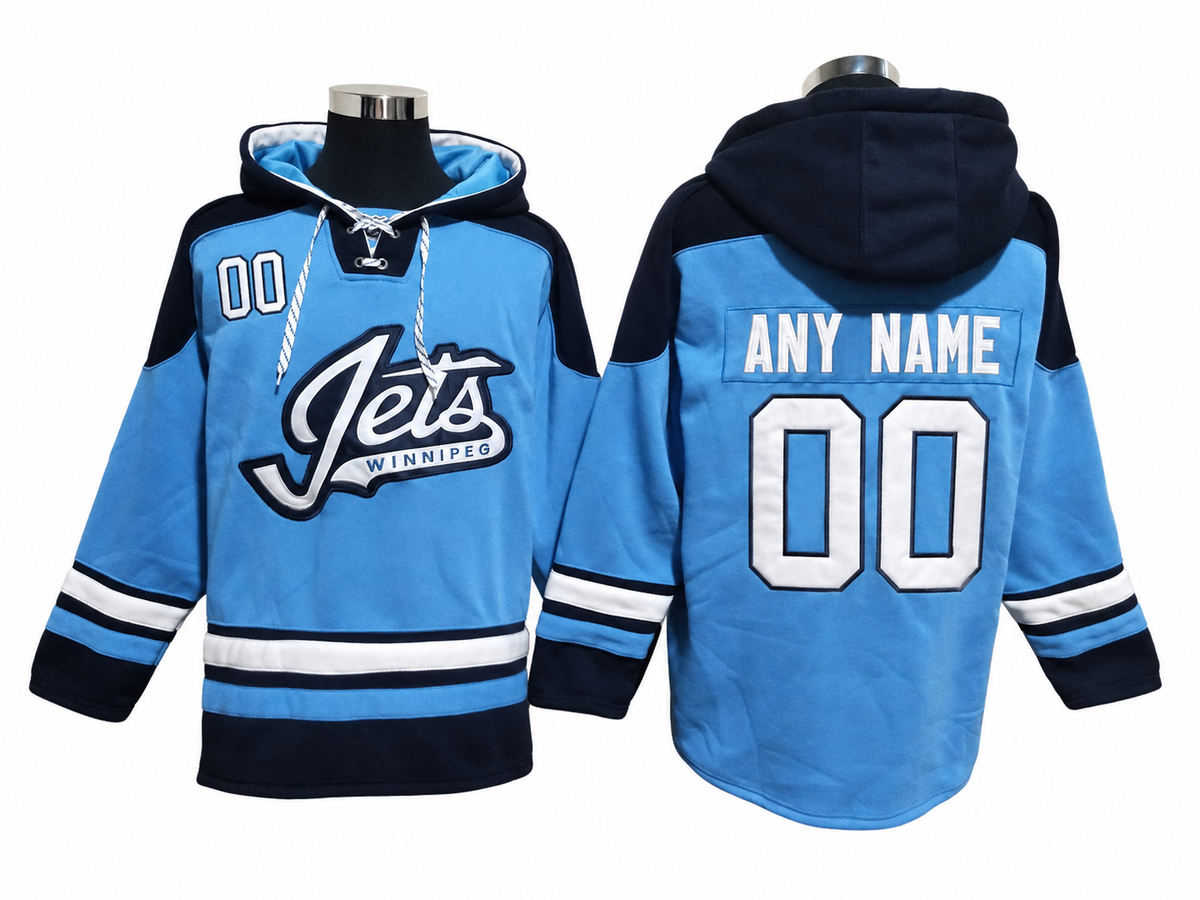 Blue/White Hoodie Custom