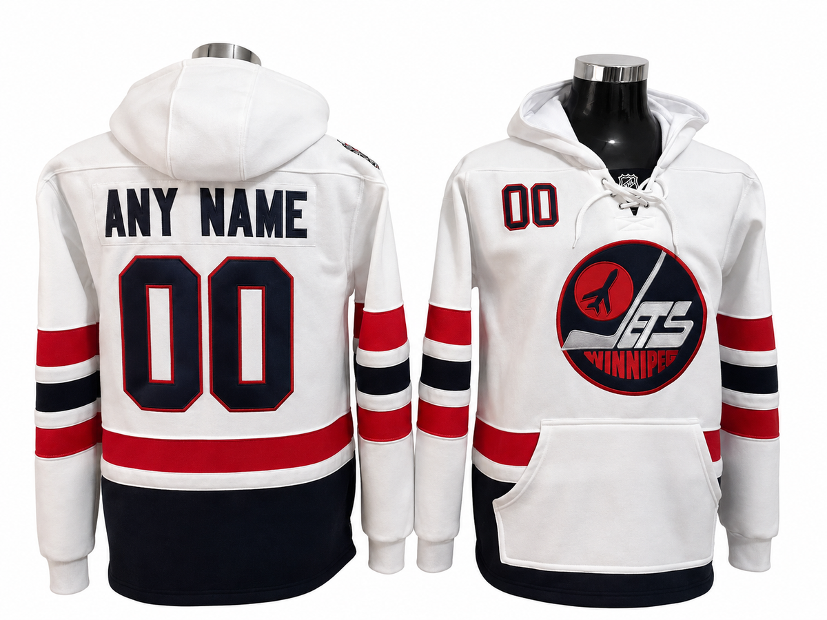 White/Red Hoodie Custom