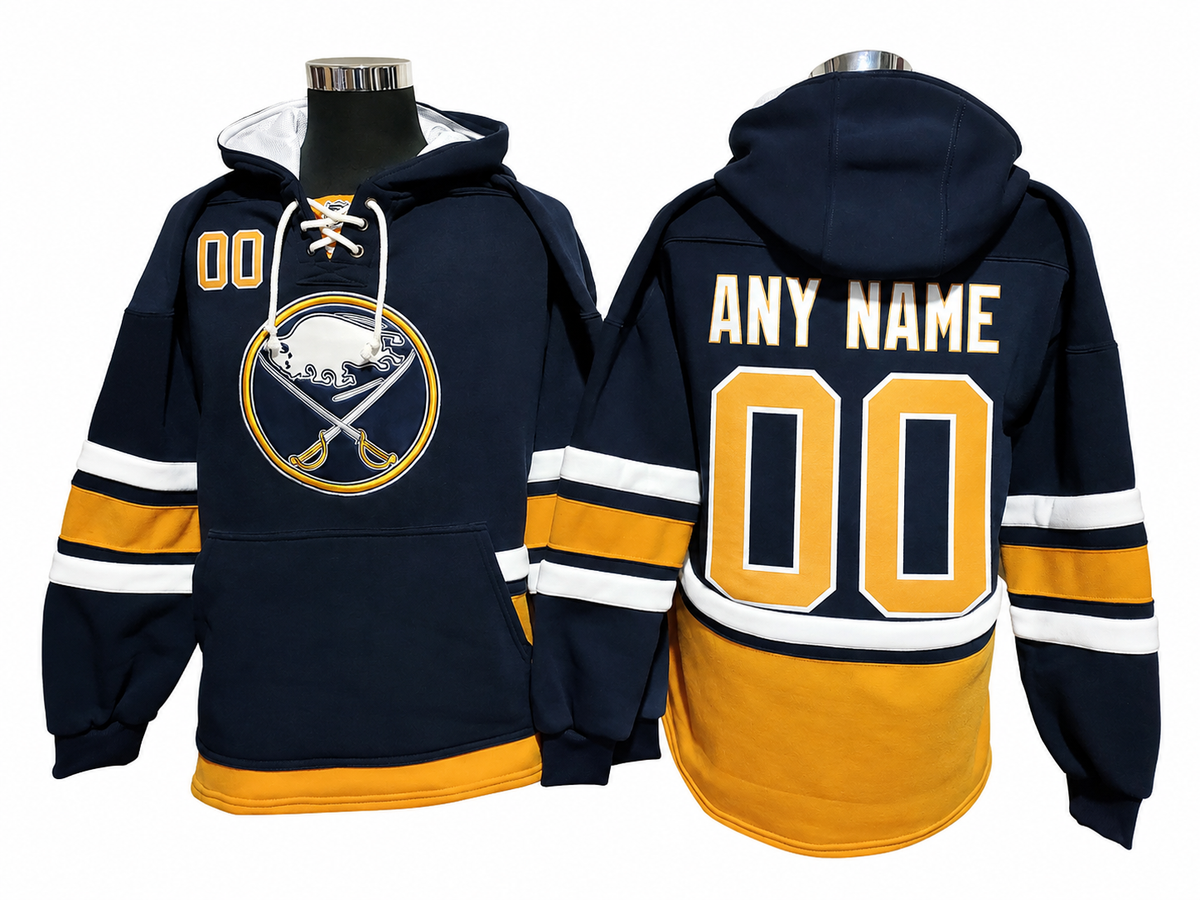 Navy/Gold Hoodie Custom