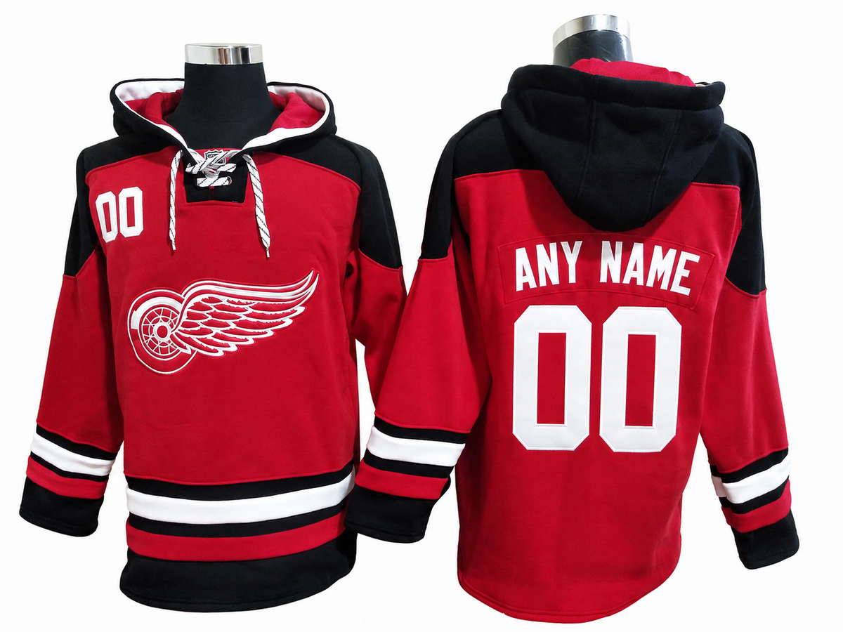 Cream/Red Hoodie Custom