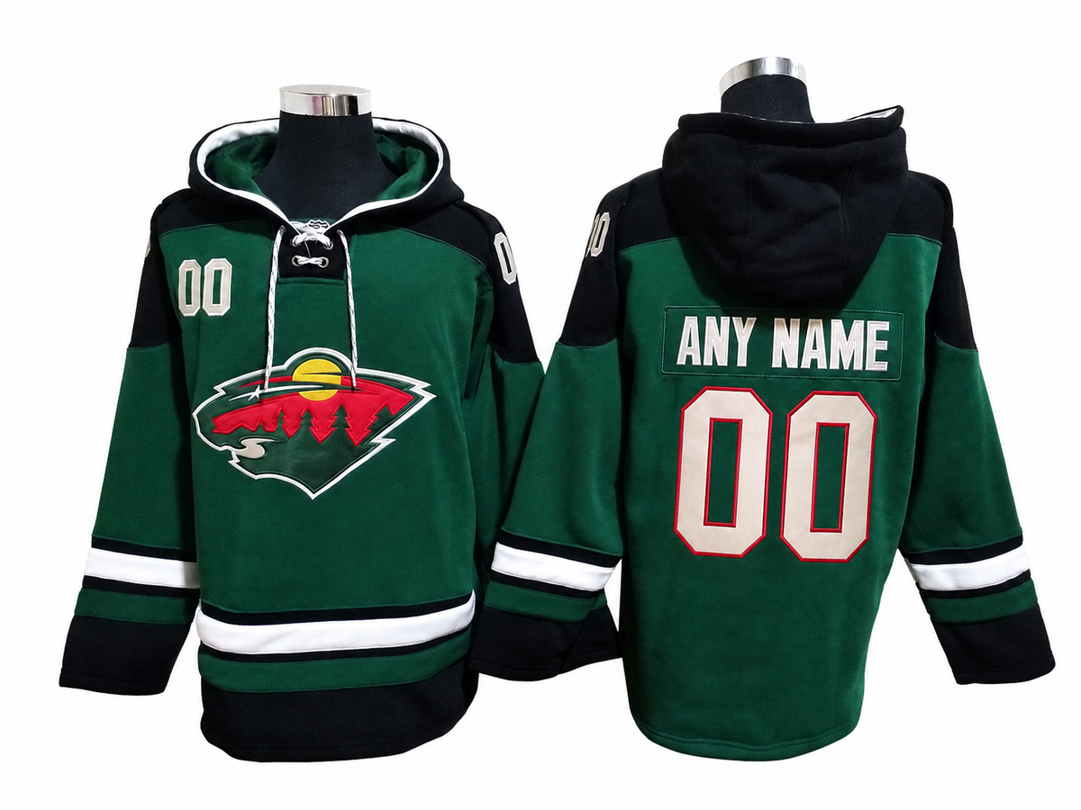 Green/Cream Hoodie Custom