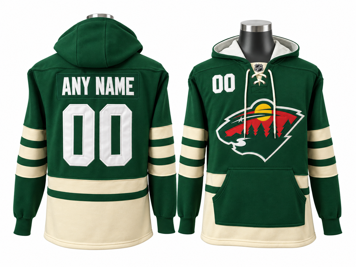Green/Cream Hoodie Custom